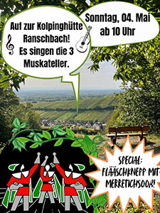 Es singen die 3 Muskateller!